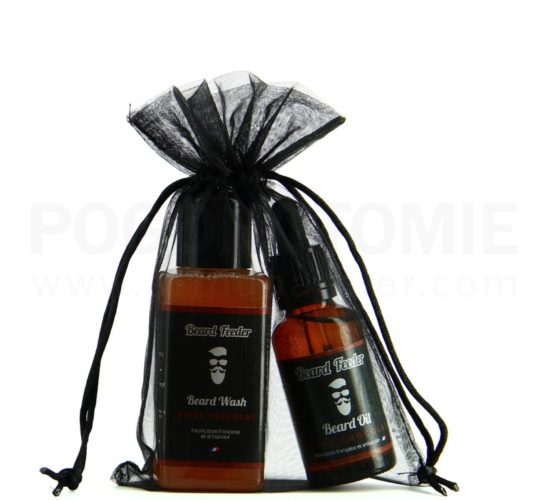 Pack soin barbe "Verveine" de chez Beard Feeder, fabriqué en France.